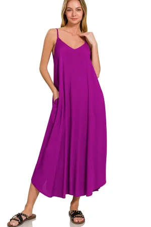 Arc Hem Summer Maxi Dress
