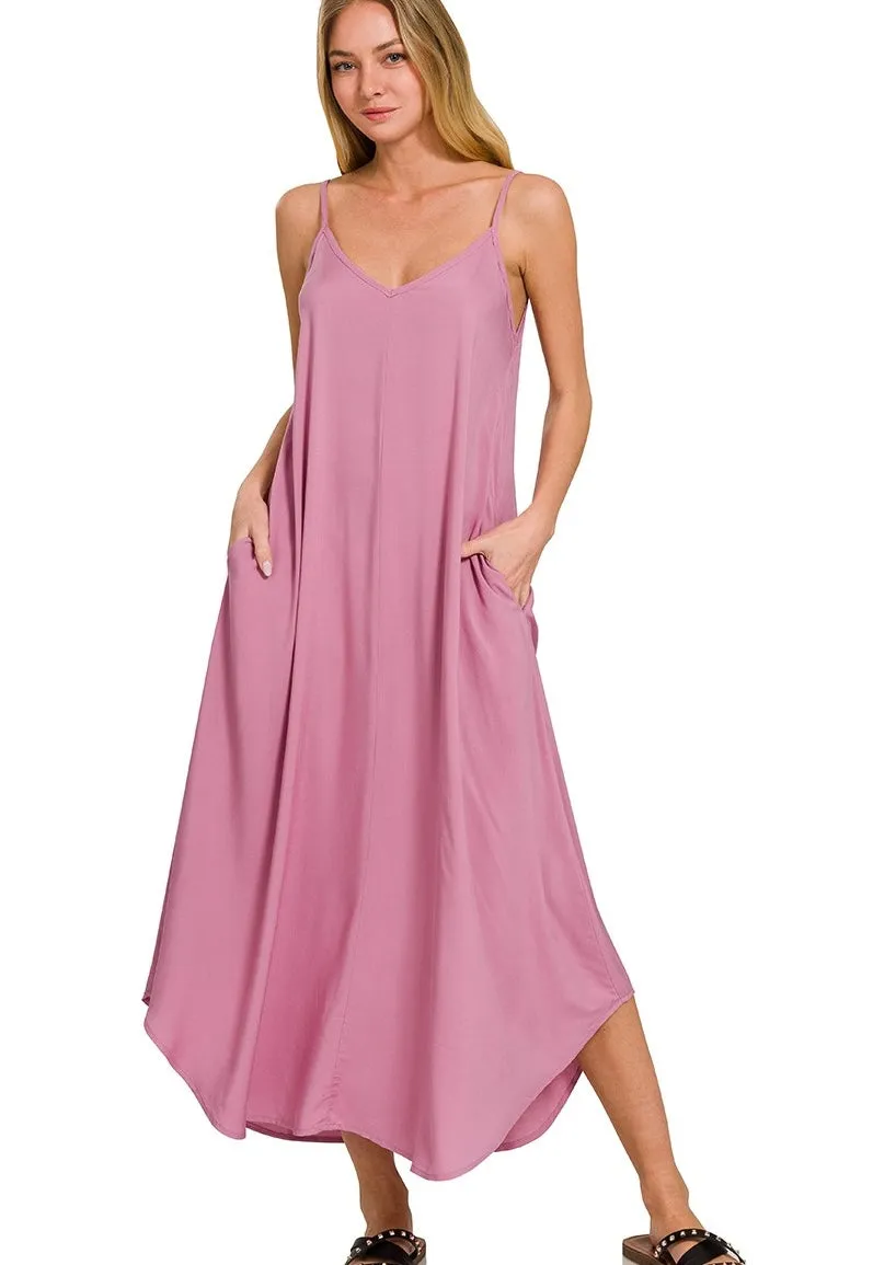 Arc Hem Summer Maxi Dress
