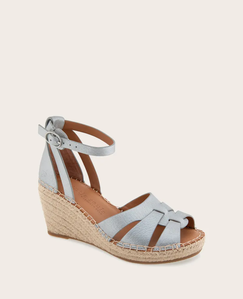 GENTLE SOULS - Coolie Metallic Espadrille Wedge