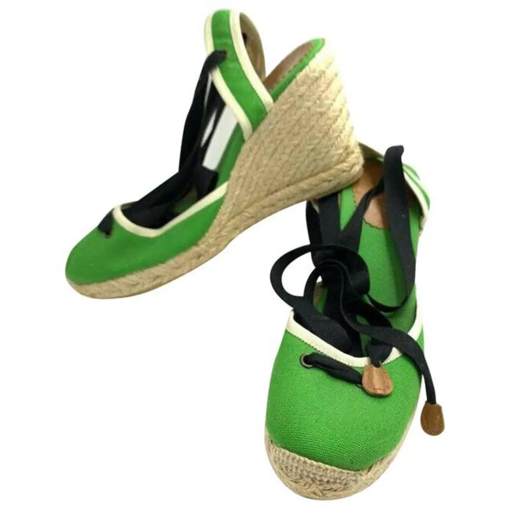 J Crew Carolyn Espadrille Wedges - Size 8