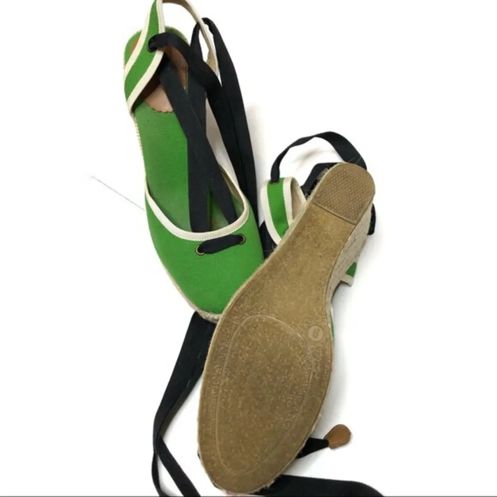 J Crew Carolyn Espadrille Wedges - Size 8