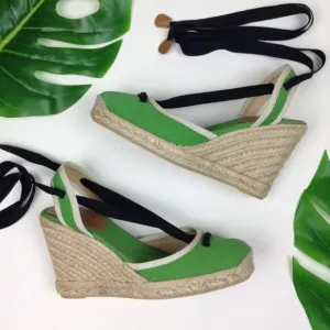 J Crew Carolyn Espadrille Wedges - Size 8