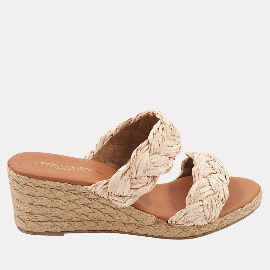 Nori Raffia Espadrille Wedge
