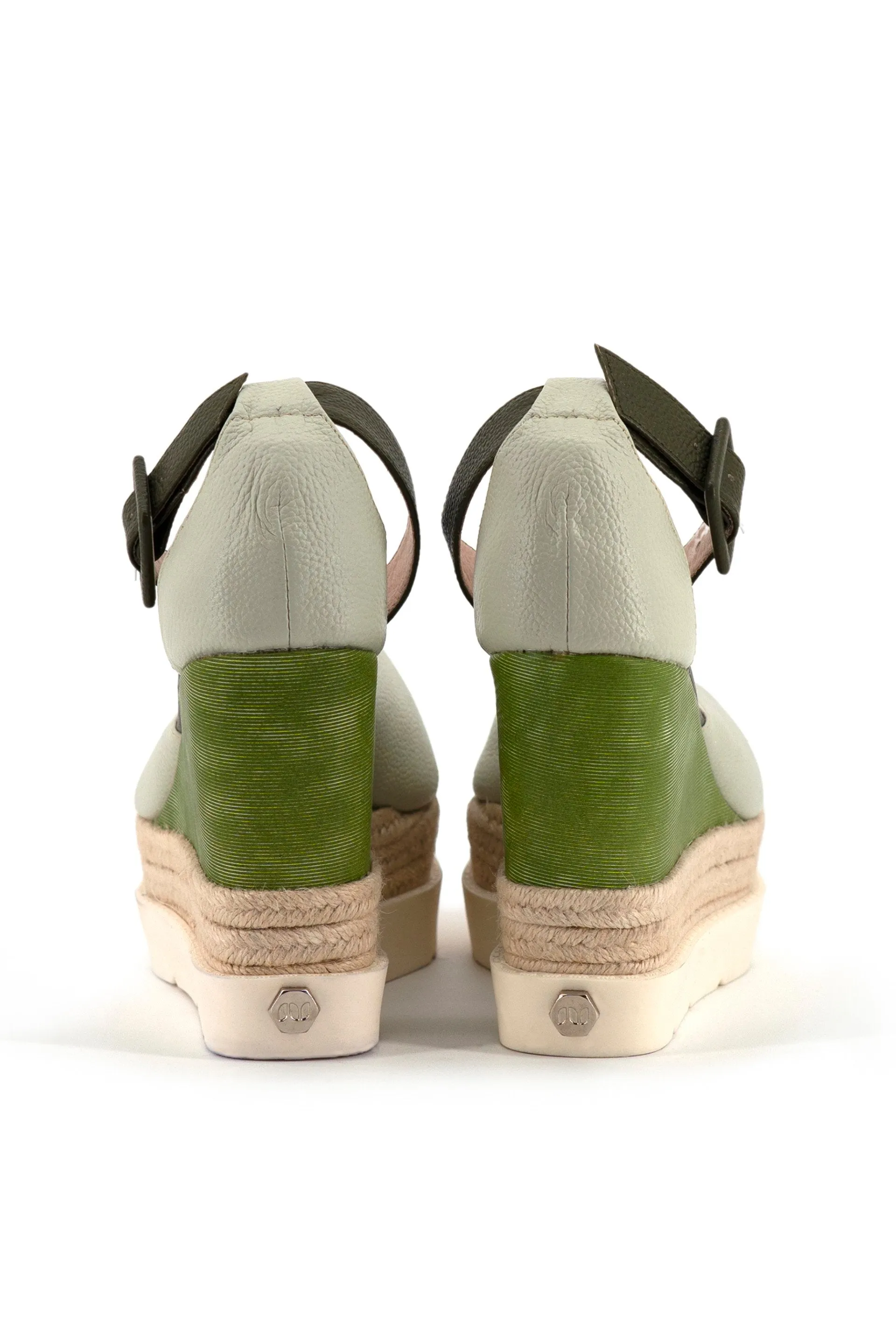 "Tati" Espadrille Sandal in Leather