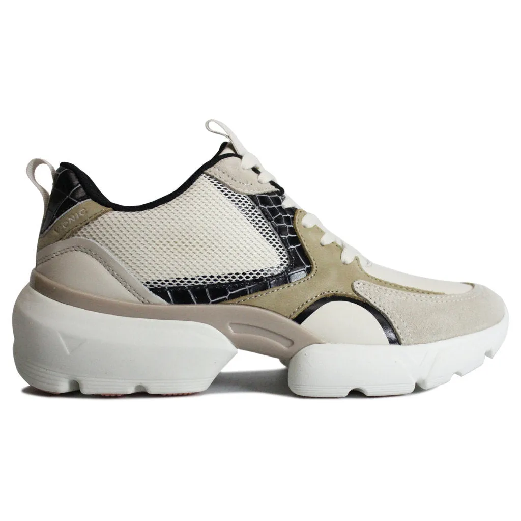 Vasher Aris Leather Synthetic Women's Low Top Trainers