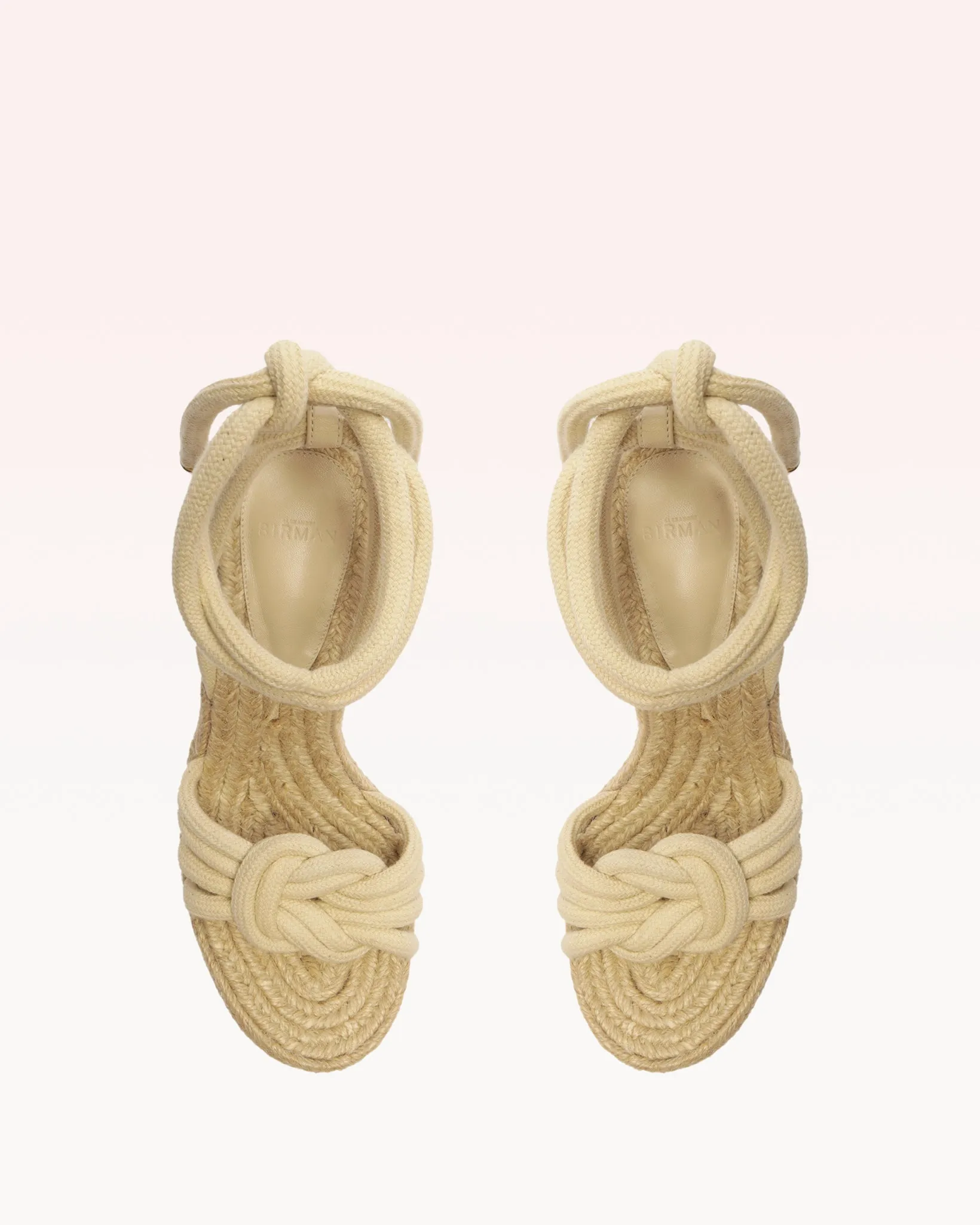 Vicky Rope Wedge 100 Dove