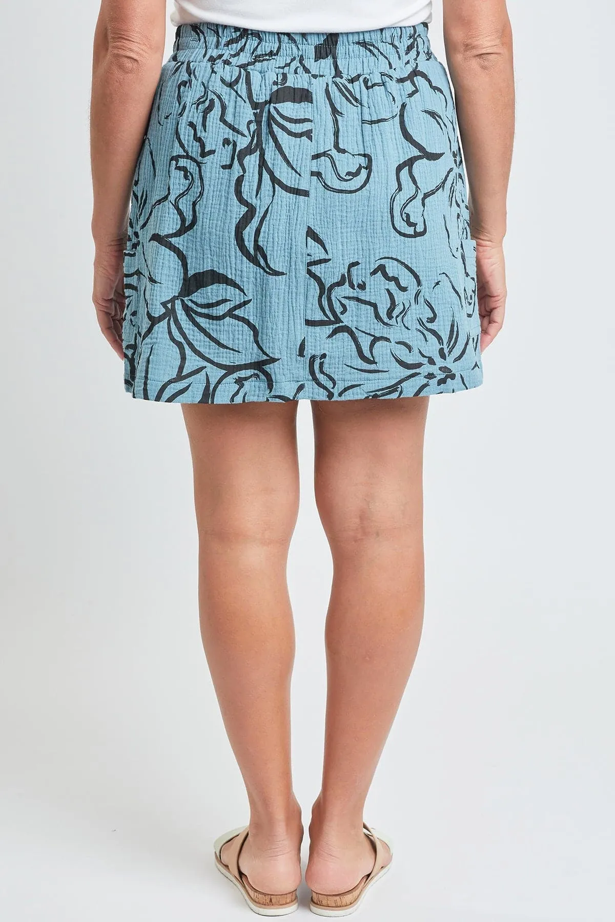 Women´s Cotton Gauze Cargo Skort